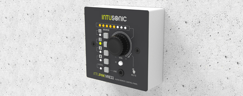 INTUSONIC INTUPAK VRE11 Wandpanel RS485 mit Fernbedienung