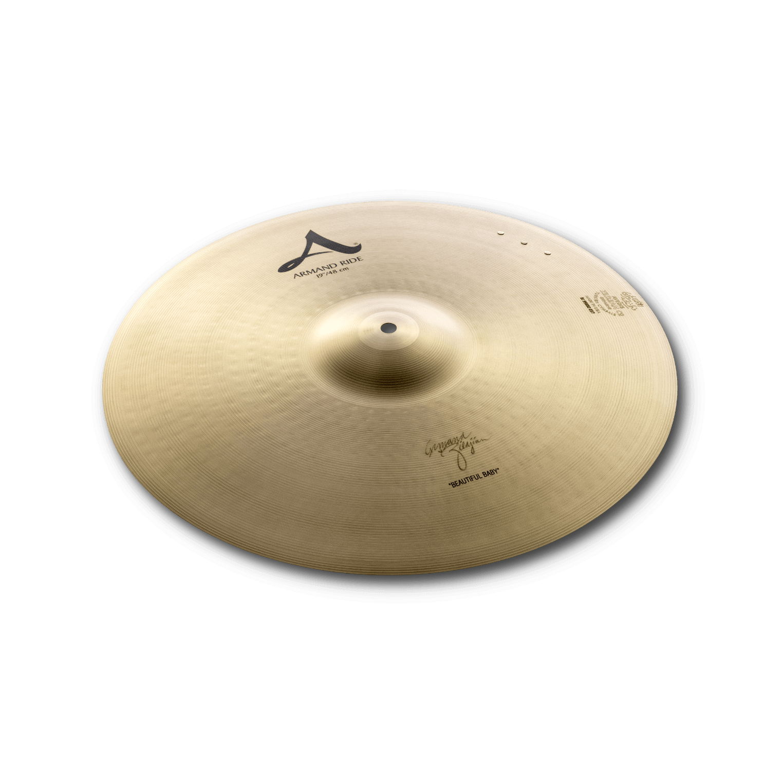 Zildjian A Beautiful Baby Ride Becken 19 Zoll mit Sizzle