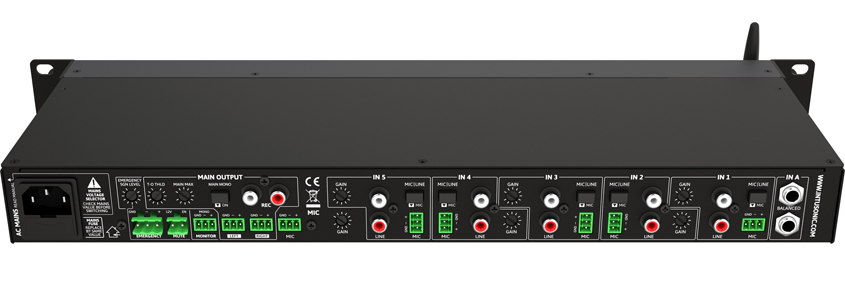 INTUSONIC INTUWORX PAA71+ Mischpult 7-Kanal Mixer
