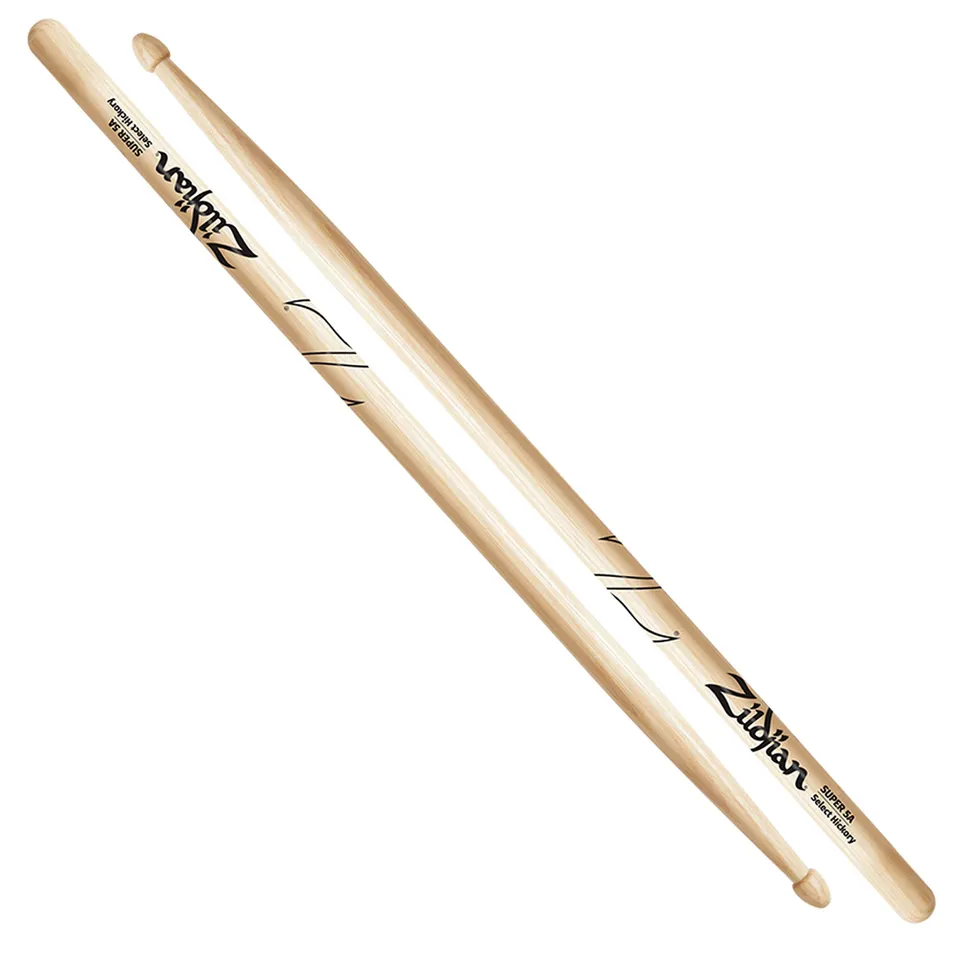 Zildjian Super 5A Drumsticks Hickory Acorn Tip