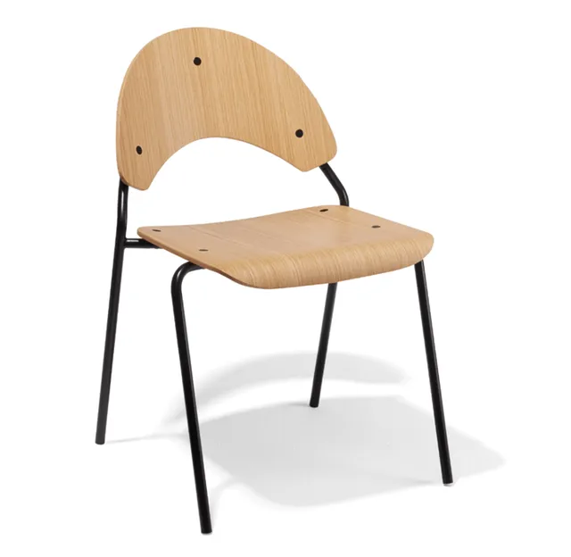 Richard Lampert Frog Stuhl schwarz Eiche natur
