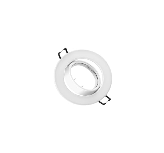 Alusso Recessed Ceiling Light GU10 Einbaurahmen Weiß schwenkbar