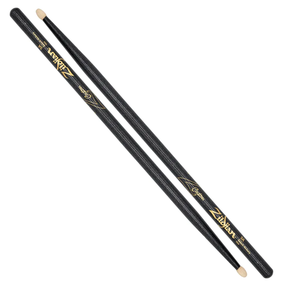 Zildjian Z Custom 5A Drumsticks Holzspitze Black Chroma Paar