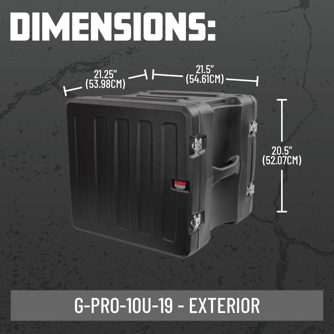 Gator Racks G-PRO-10U-19 10U Rackgehäuse 19 Zoll