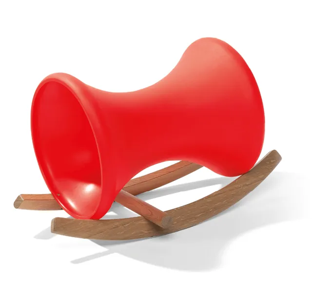 Richard Lampert Rocker Stuhl Rot Auslaufmodell Neu