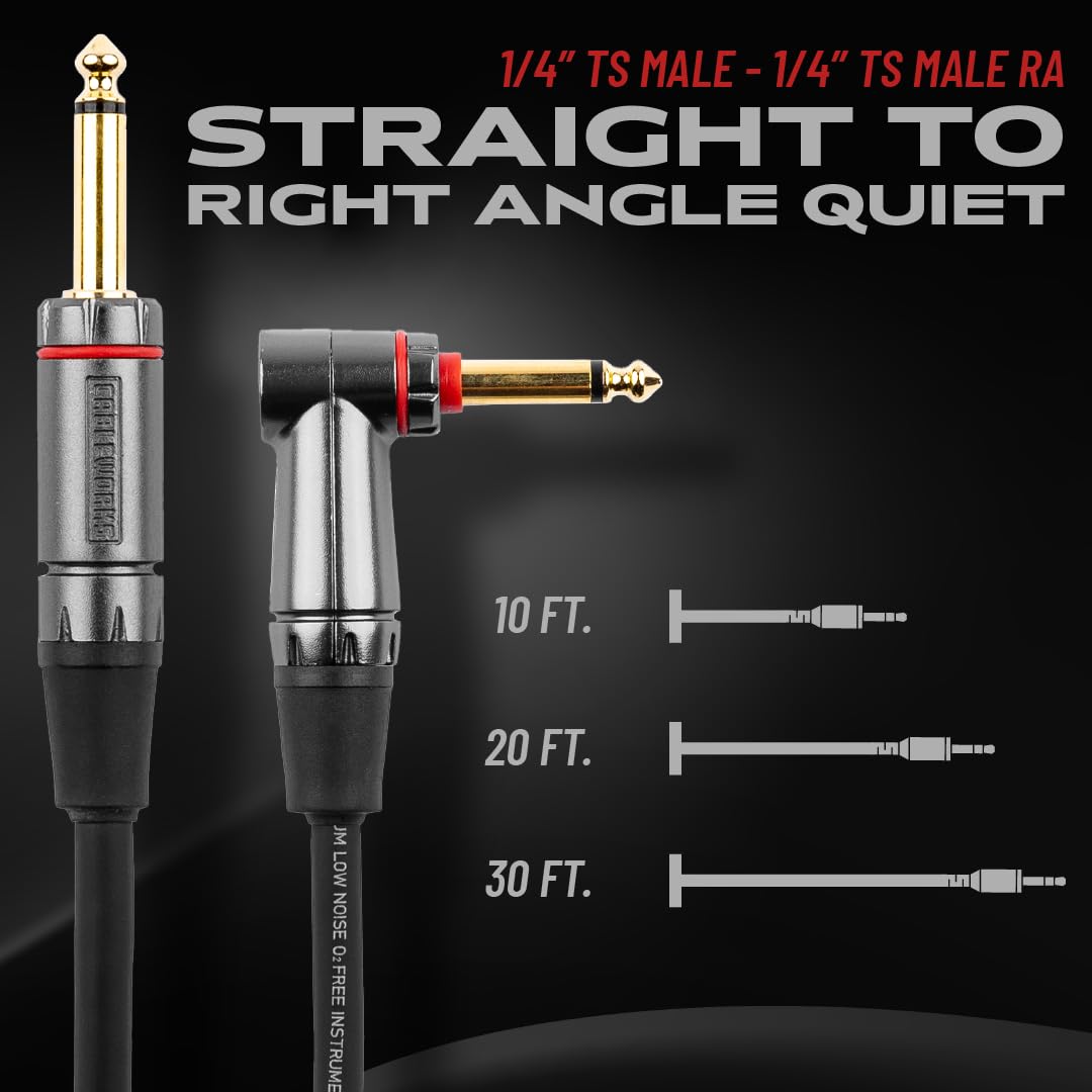 Gator Cableworks Headliner Instrumentenkabel 6 m Winkel