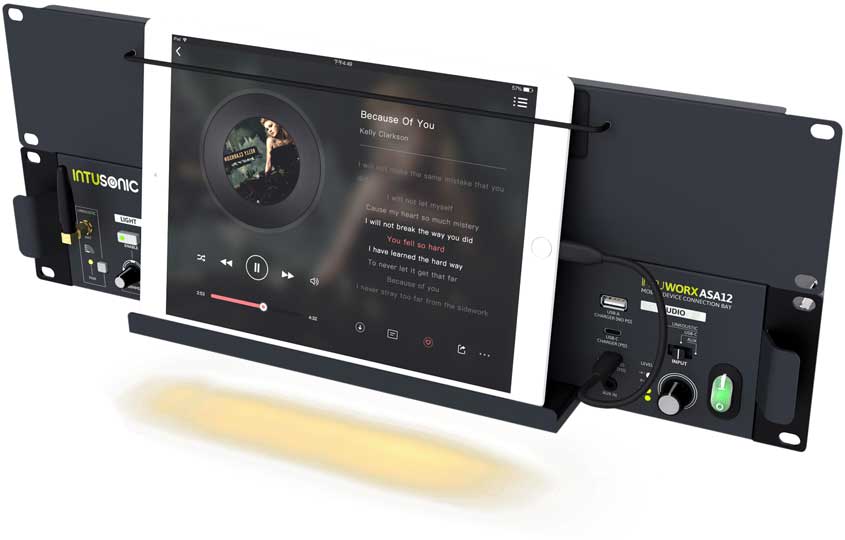 INTUSONIC INTUWORX ASA12 Anschlussfeld USB-C Klinke Funk