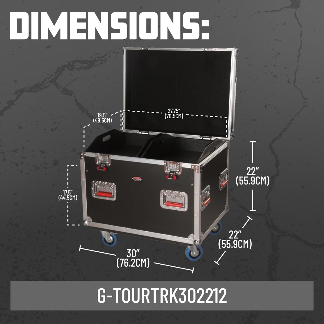Gator Staging & Touring G-TOURTRK302212 Flightcase 30x22x12 Holz