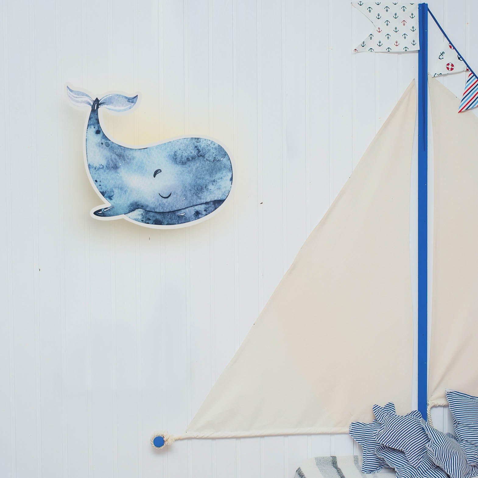 Elobra Living Pottwal Paul Wandleuchte Kinderzimmer