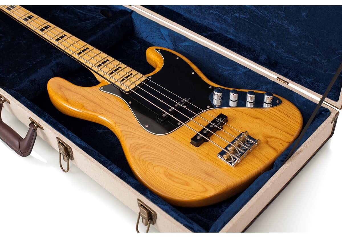 Gator GW-JM Bass Journeyman Holzkoffer Bassgitarre Beige Vintage