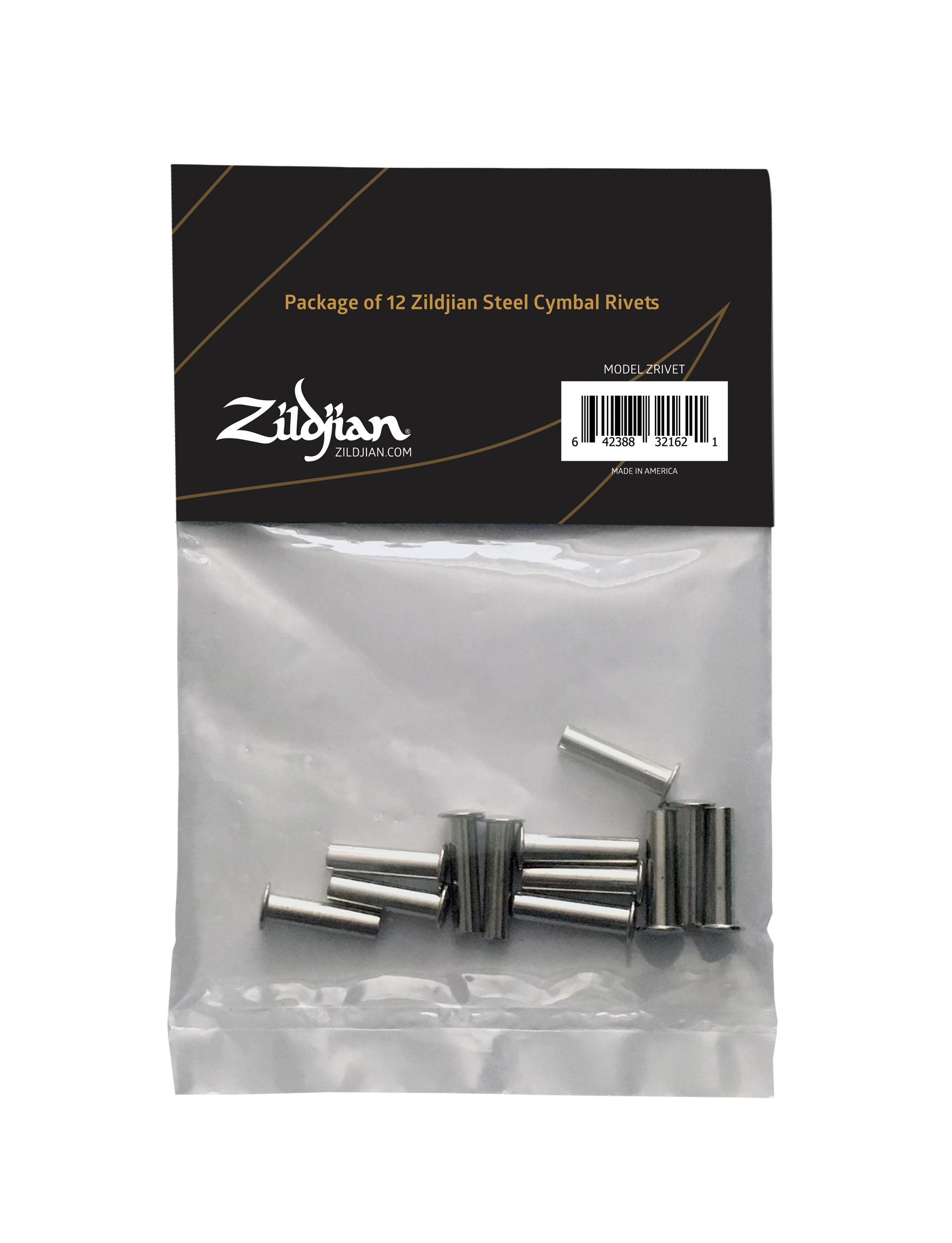 Zildjian Sizzle Rivets Beckennieten 12er Pack Stahl