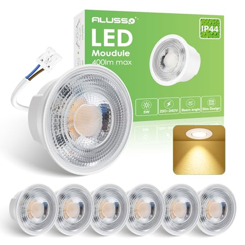 Alusso Bulb LED-Modul 5W 3000K 6er Pack GU10 Ersatz