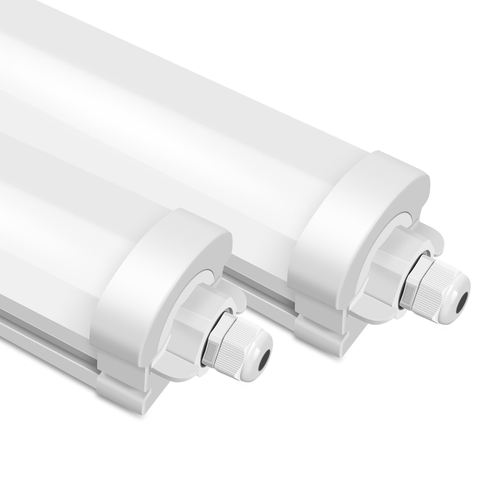 Alusso Recessed Ceiling Light Feuchtraumleuchte 48W 2 Stück