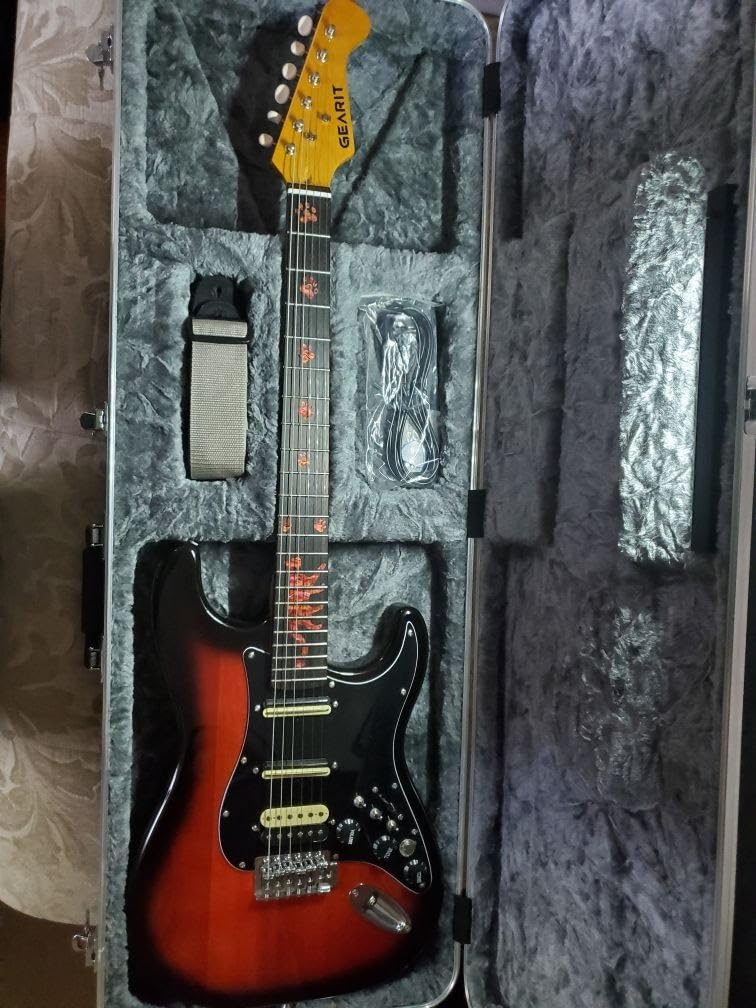 Gator Guitar GC-Electric-LED E-Gitarrenkoffer ABS LED schwarz