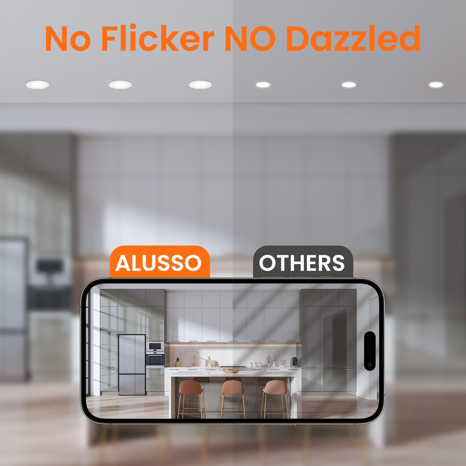Alusso Recessed Ceiling Light Einbaustrahler 5W 6er 6000K IP44
