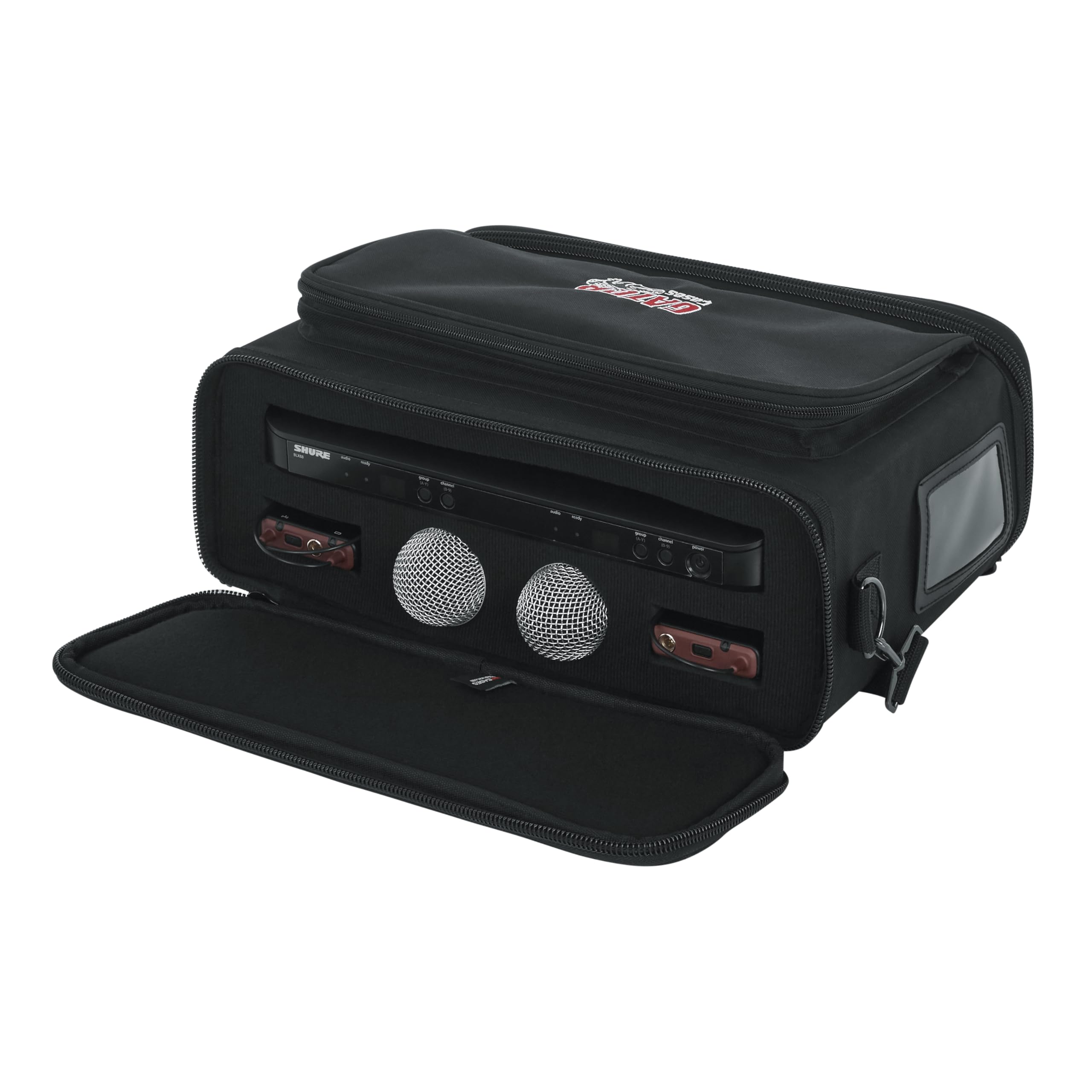 Gator GM-DUALW Mikrofontasche für Shure BLX System