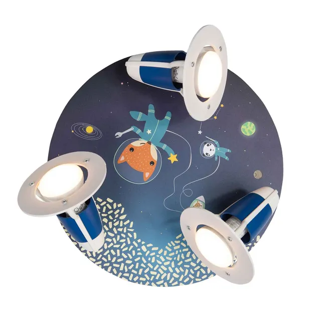 Elobra Kids Little Astronauts Space Mission Deckenstrahler blau
