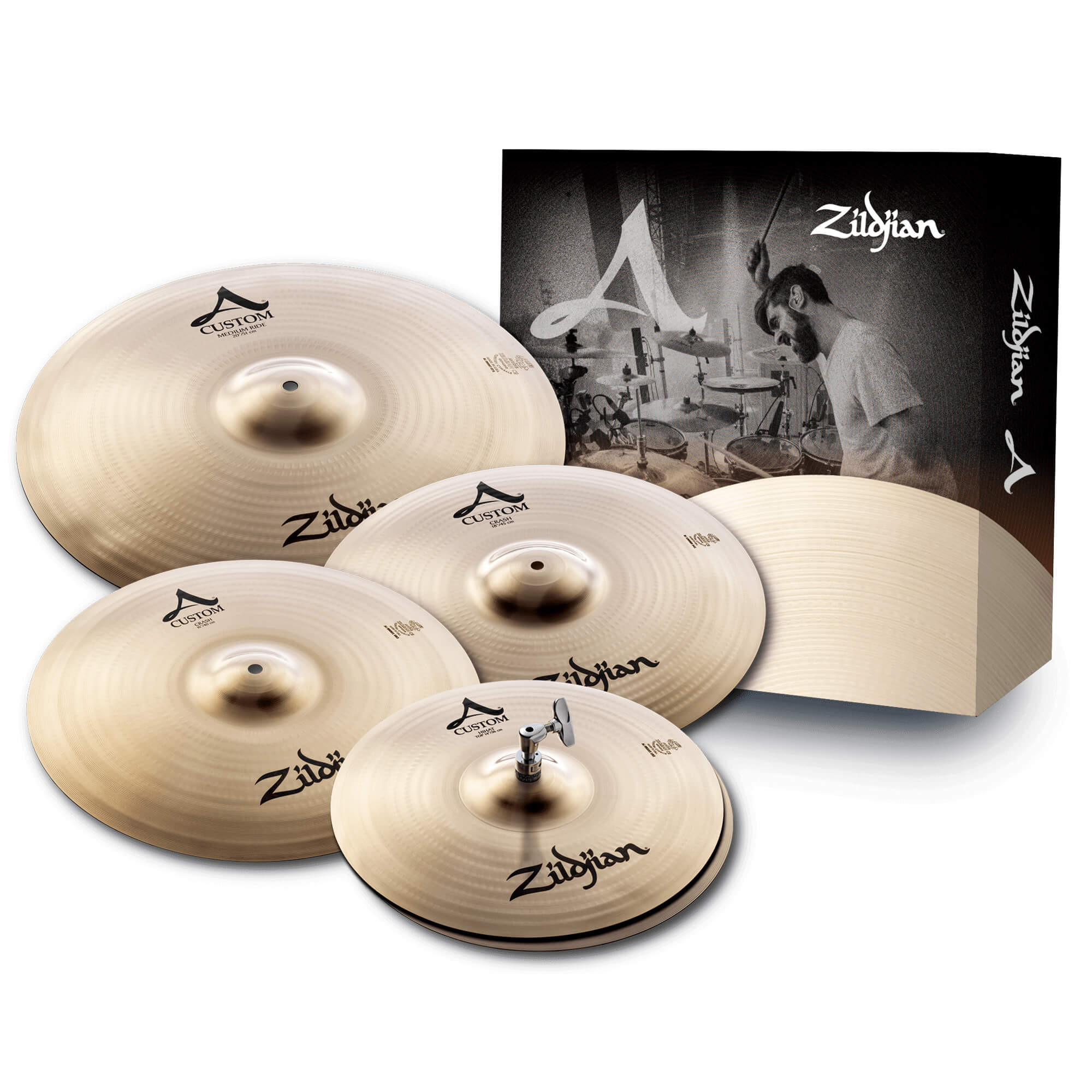 Zildjian A Family A Custom Becken Set 14/16/18/20 brillant