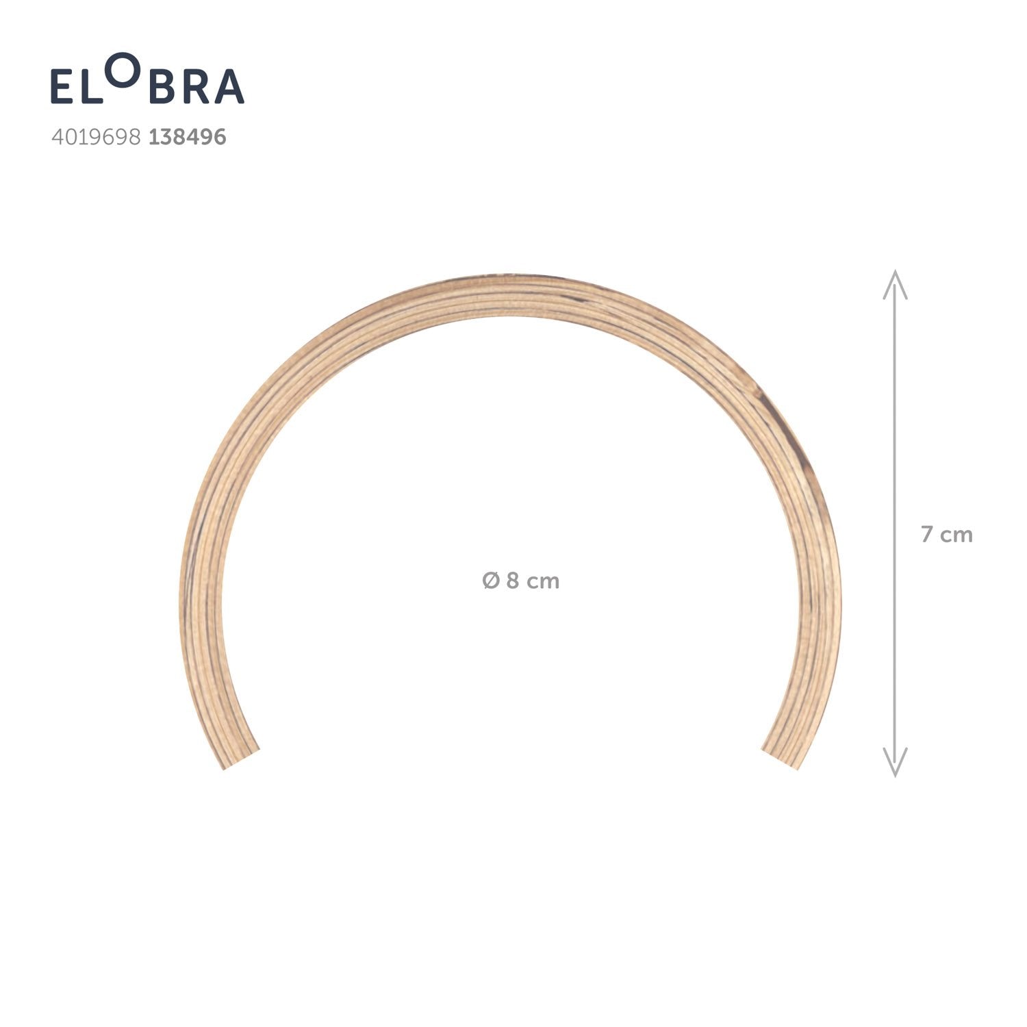 Elobra Living Colombia S Pendelleuchte Eiche 1800lm