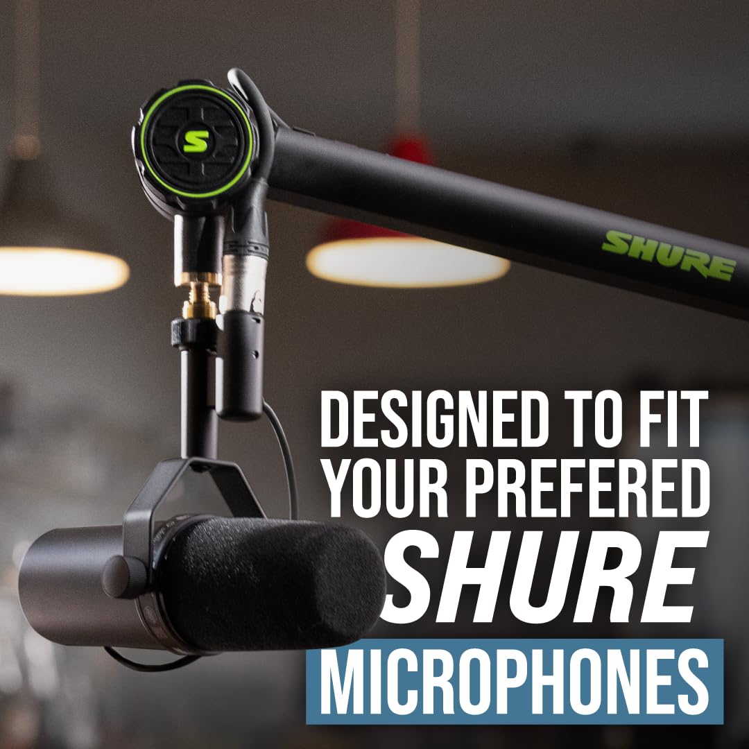 Shure by Gator Deluxe Mikrofonarm Podcast schwarz