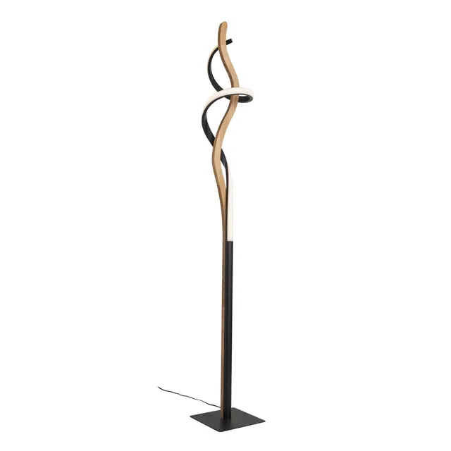 Elobra Living Argentina Stehleuchte Eiche 150 cm dimmbar