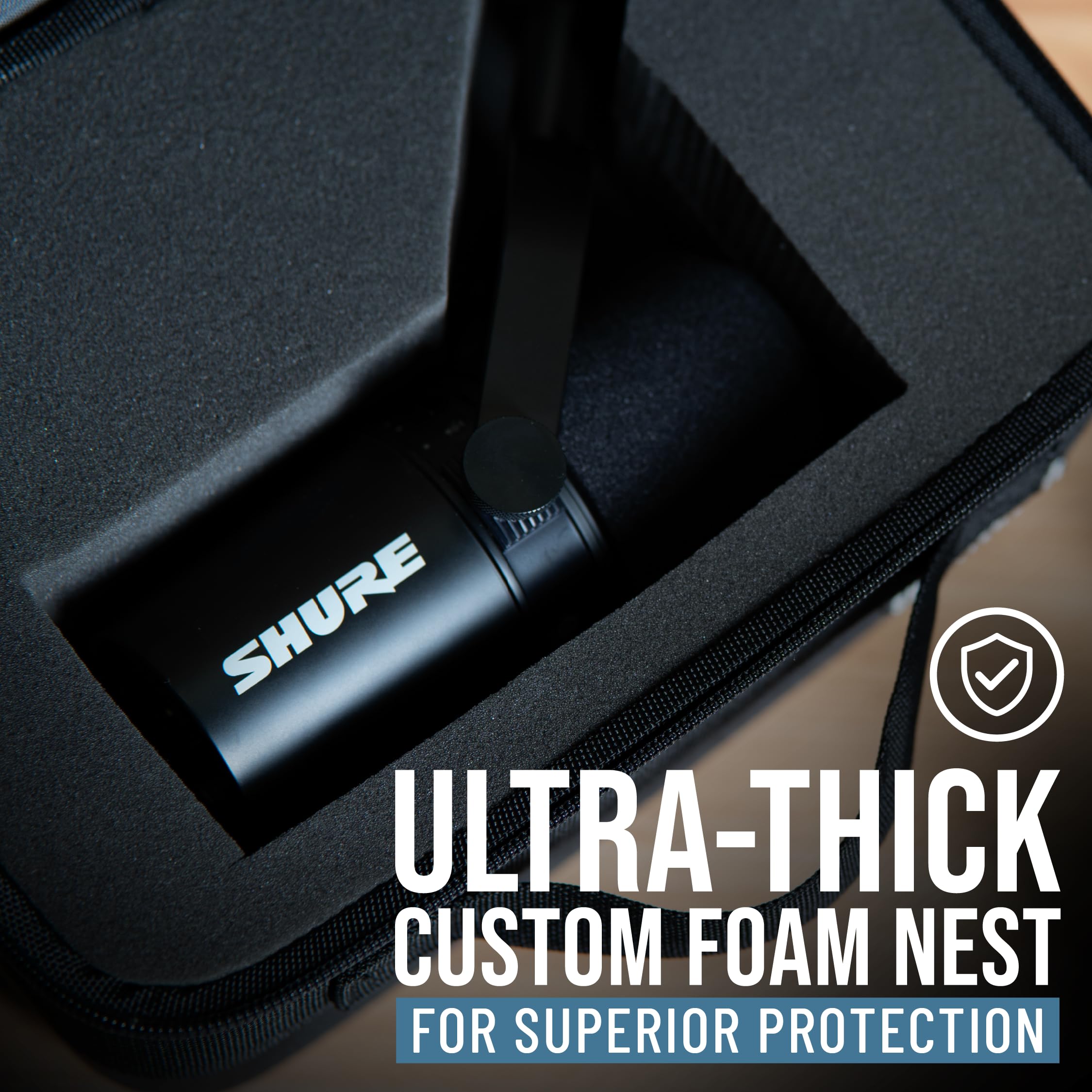 Shure by Gator SH-SM7LWCASE Mikrofonkoffer SM7 passgenau