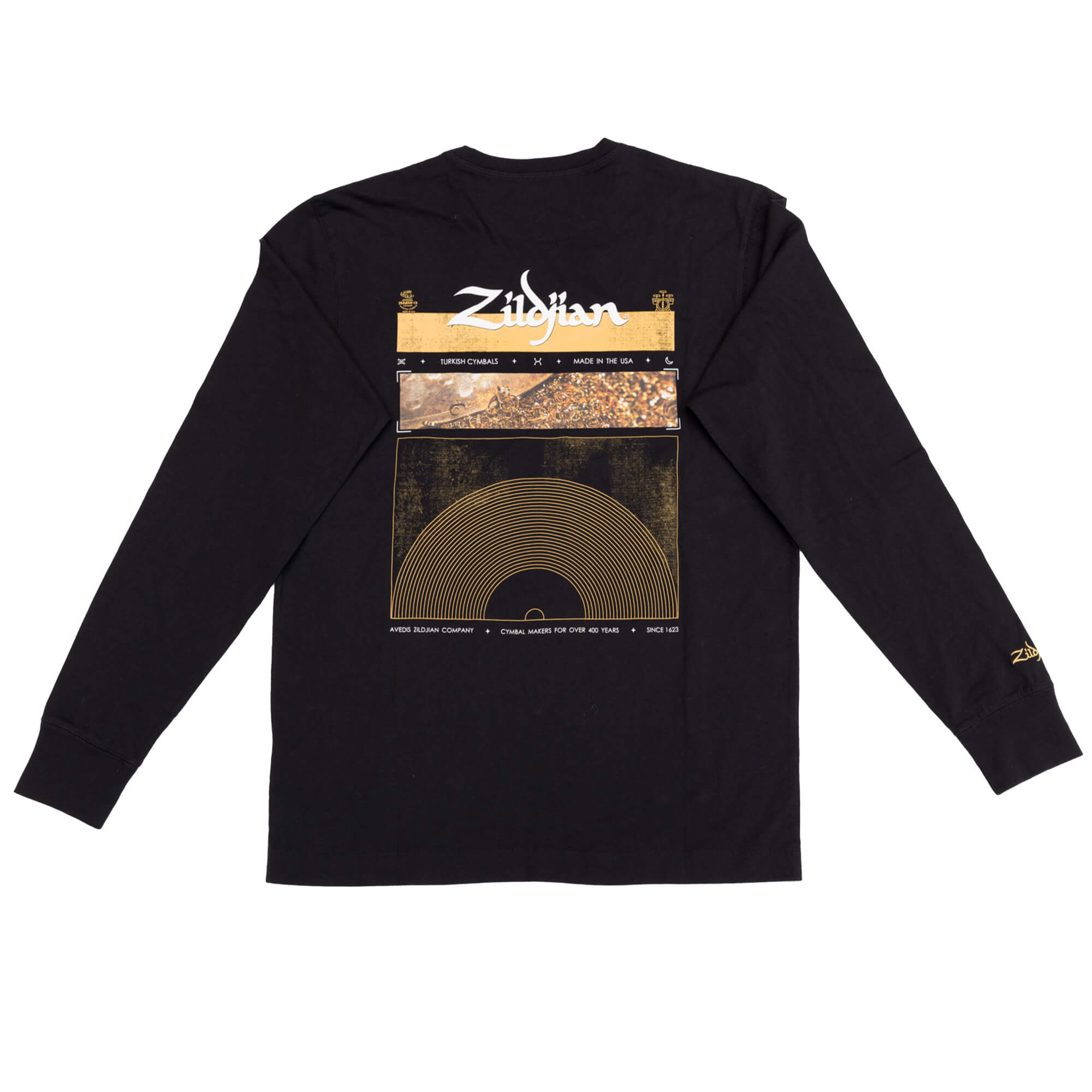 Zildjian Long Sleeve Black Tee Langarmshirt Schwarz Baumwolle