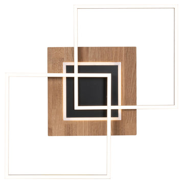 Elobra Living Panama M Plus LT Deckenleuchte Eiche RGBW