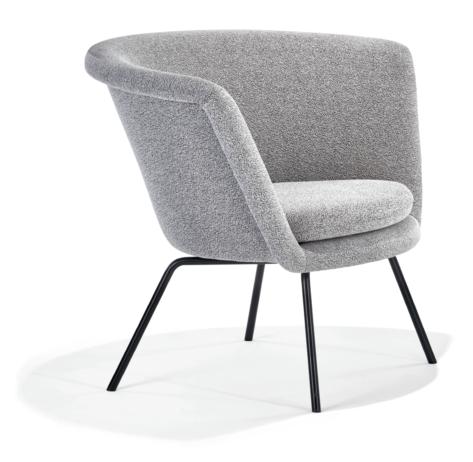 Richard Lampert H57 Sessel Herbert Hirche Interbau Stoff