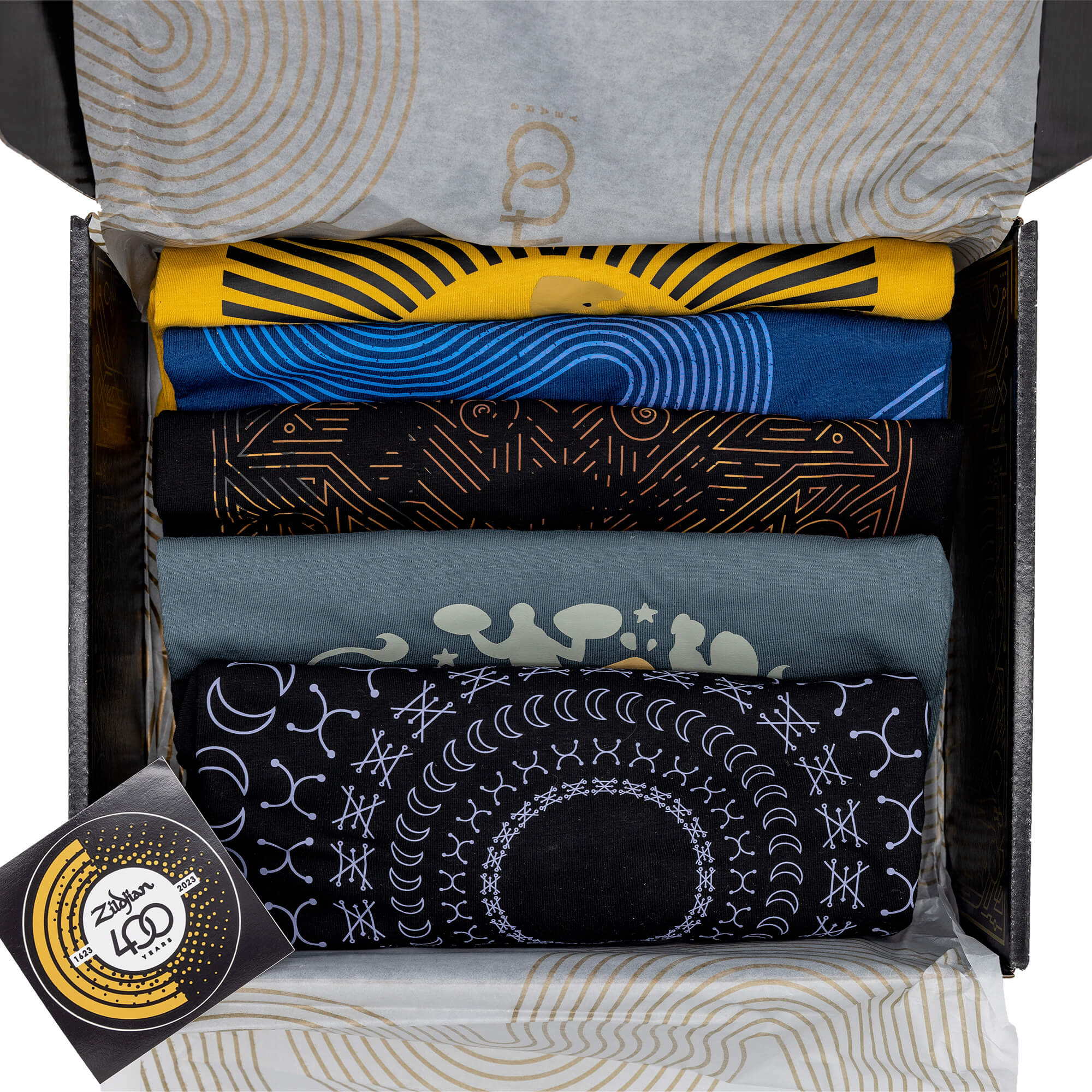 Zildjian 400th Anniversary T-Shirt Box Set 5er Unisex