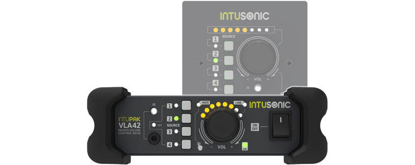 Intusonic INTUPAK VLA42 Audiomixer 4-Kanal mit Fernbedienung