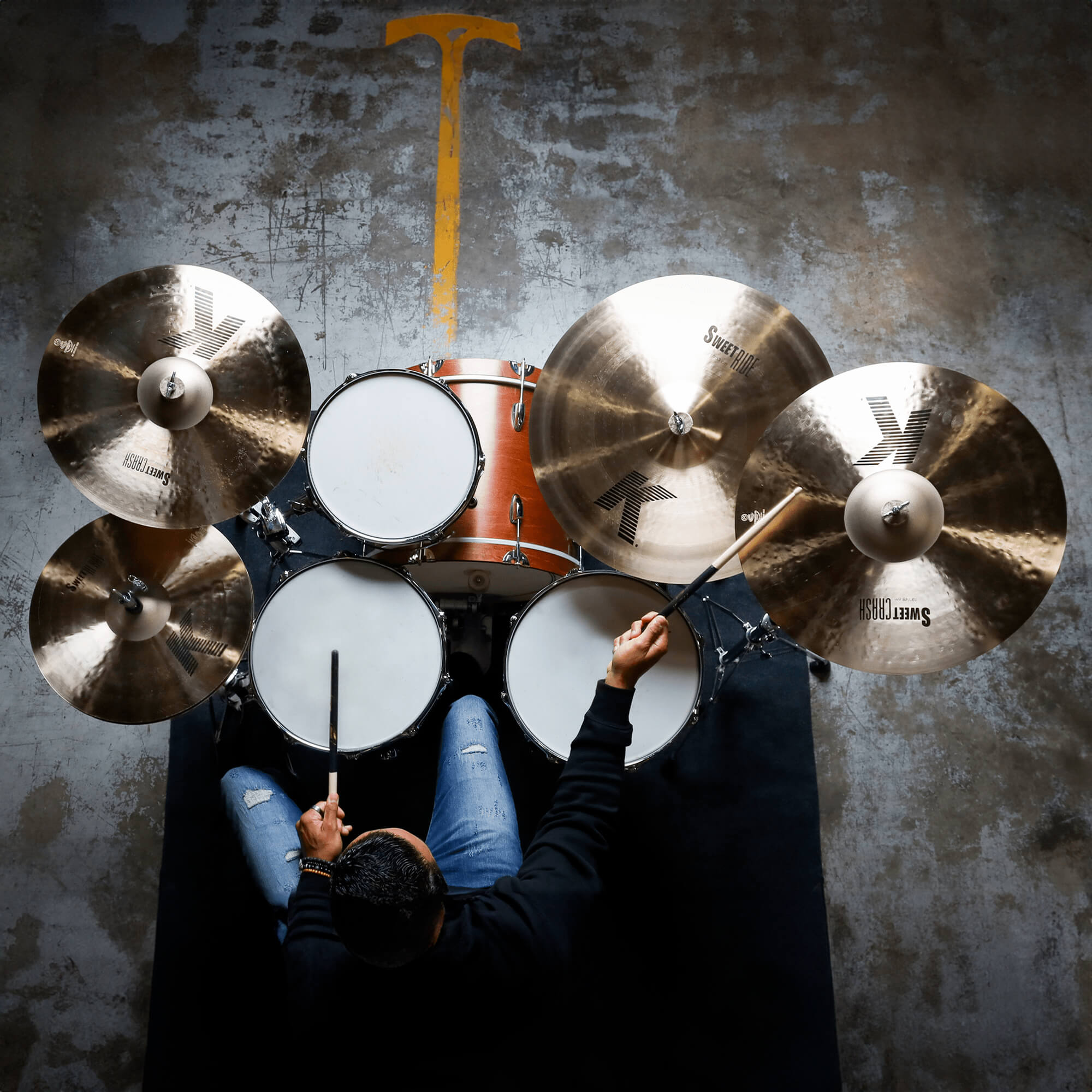 Zildjian K Sweet Becken Set 15/17/19/21 K