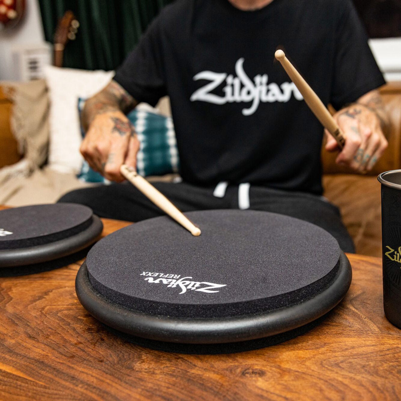 Zildjian Reflexx Workout Pad Schwarz 10 Zoll