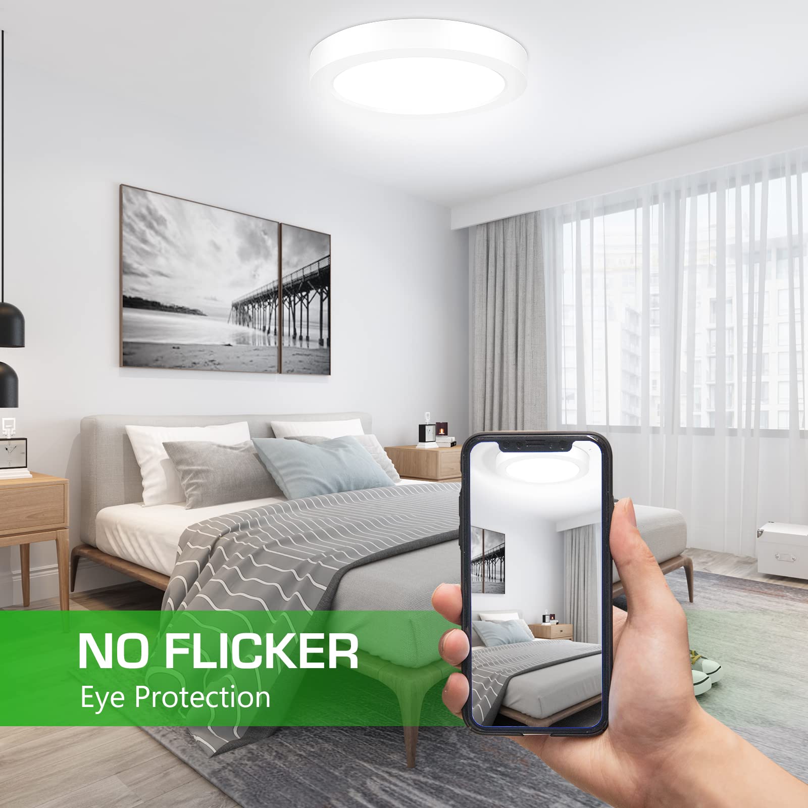 Alusso Deckenleuchte 24W rund Ø30cm IP44 3-Farben