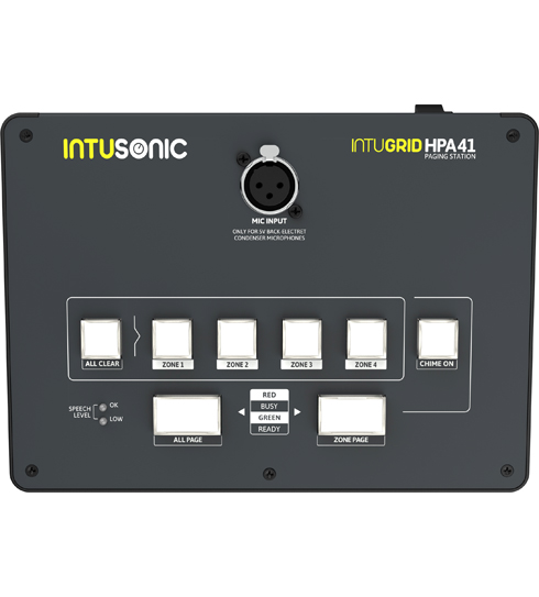 INTUSONIC INTUGRID HPA41 Sprechstelle 4 Zonen mit Gong