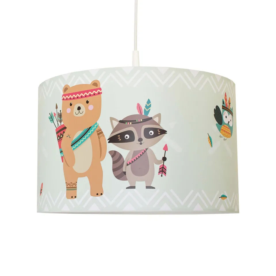 Elobra Little Indians Hängeleuchte 25-40 Kinder Holz