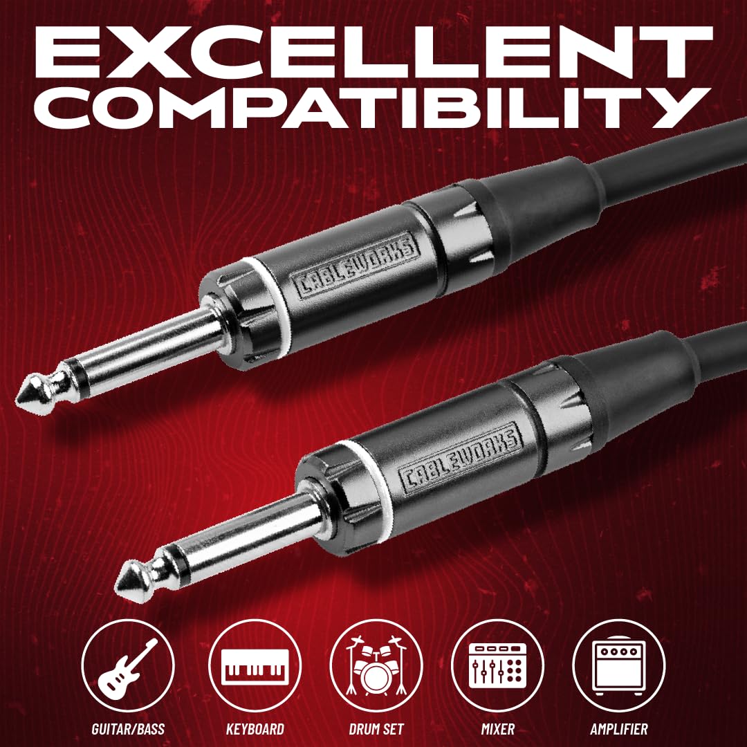 Gator Cableworks GCWC-INS-20 Instrumentenkabel 6 m gerade Studio