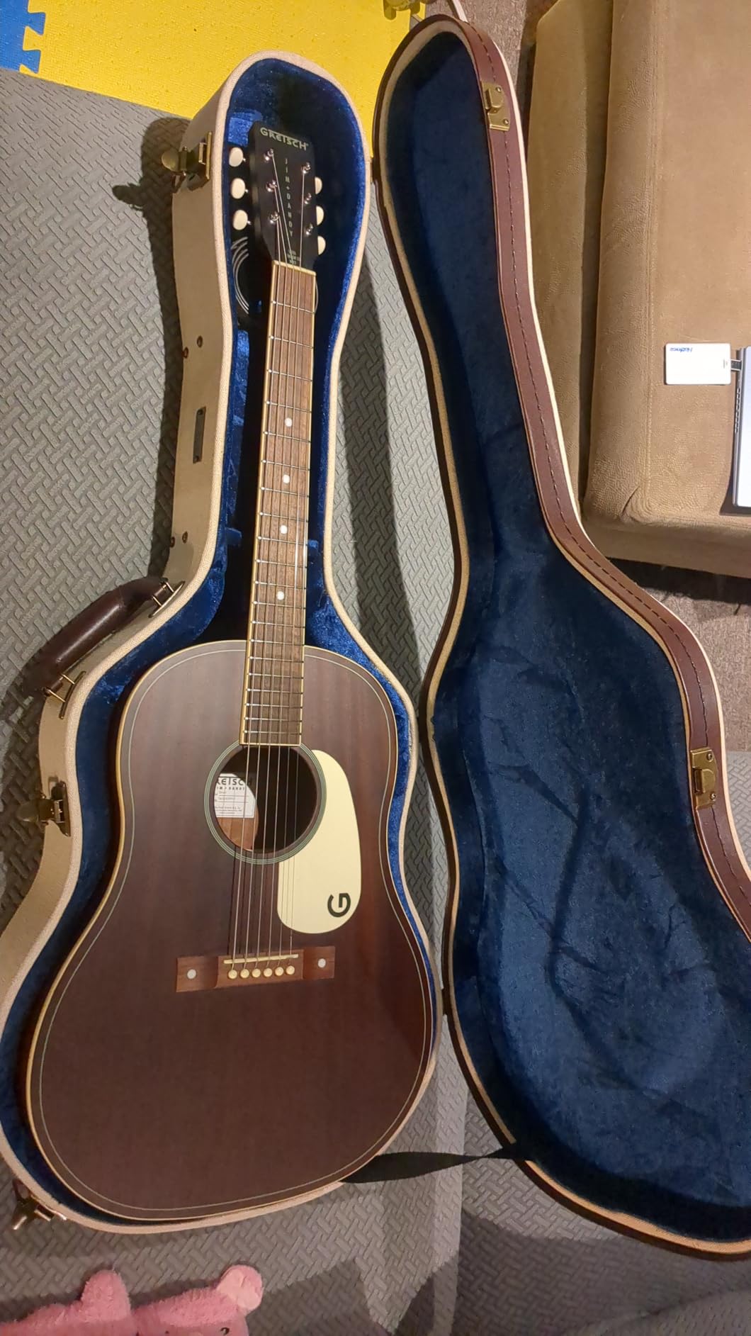 Gator Guitar GW-JM ELEC Gitarrenkoffer Beige E-Gitarre