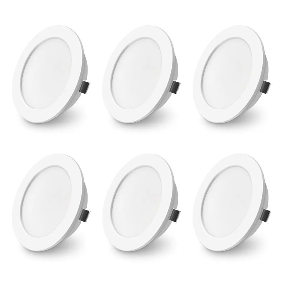 Alusso LED Einbaustrahler 12V Deckenspot einstellbar 6er