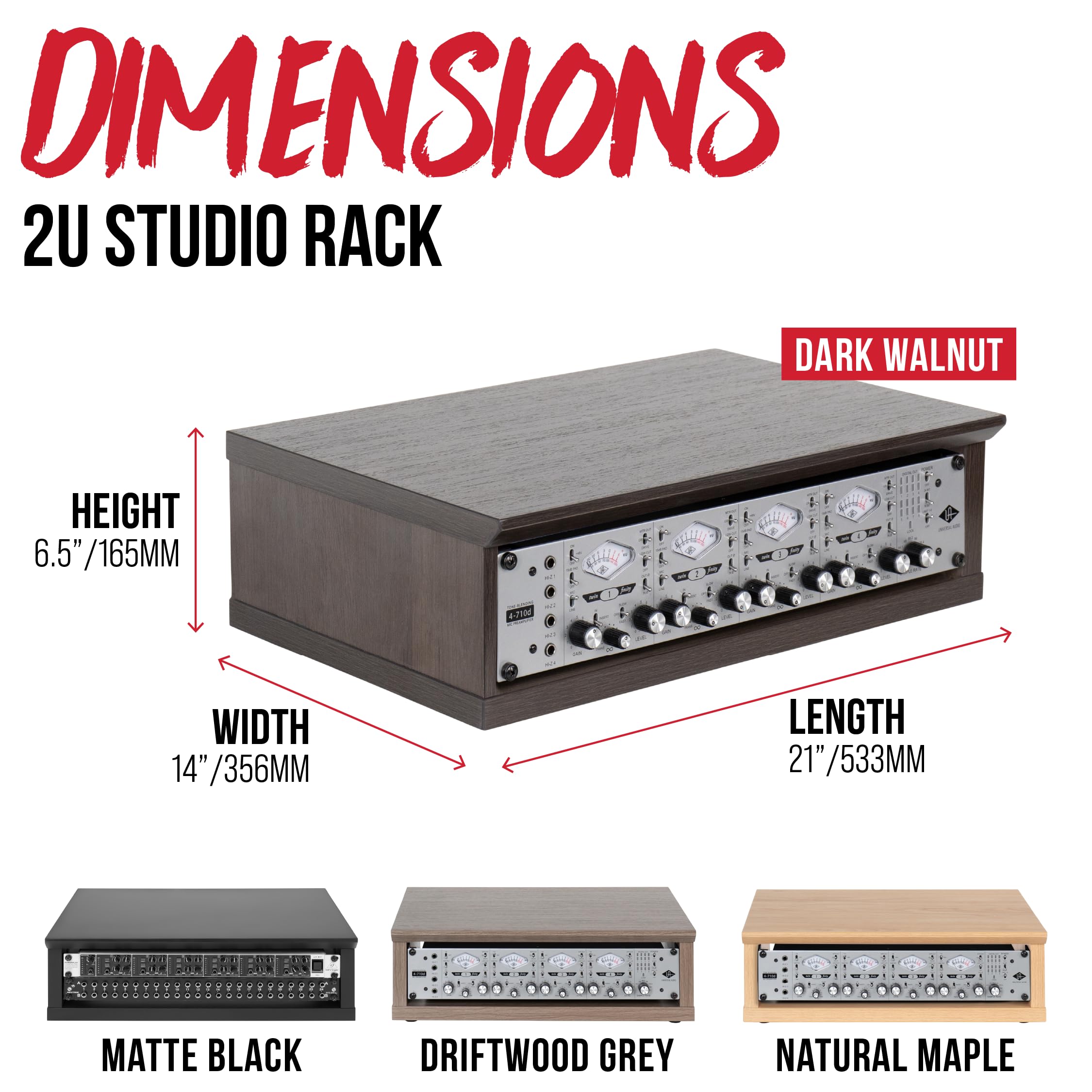 Gator Frameworks Elite GFW-ELITERK-2U Studio Rack Grau