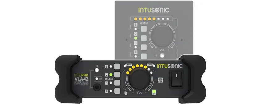 Intusonic INTUPAK VLA42 Audiomixer 4-Kanal mit Fernbedienung