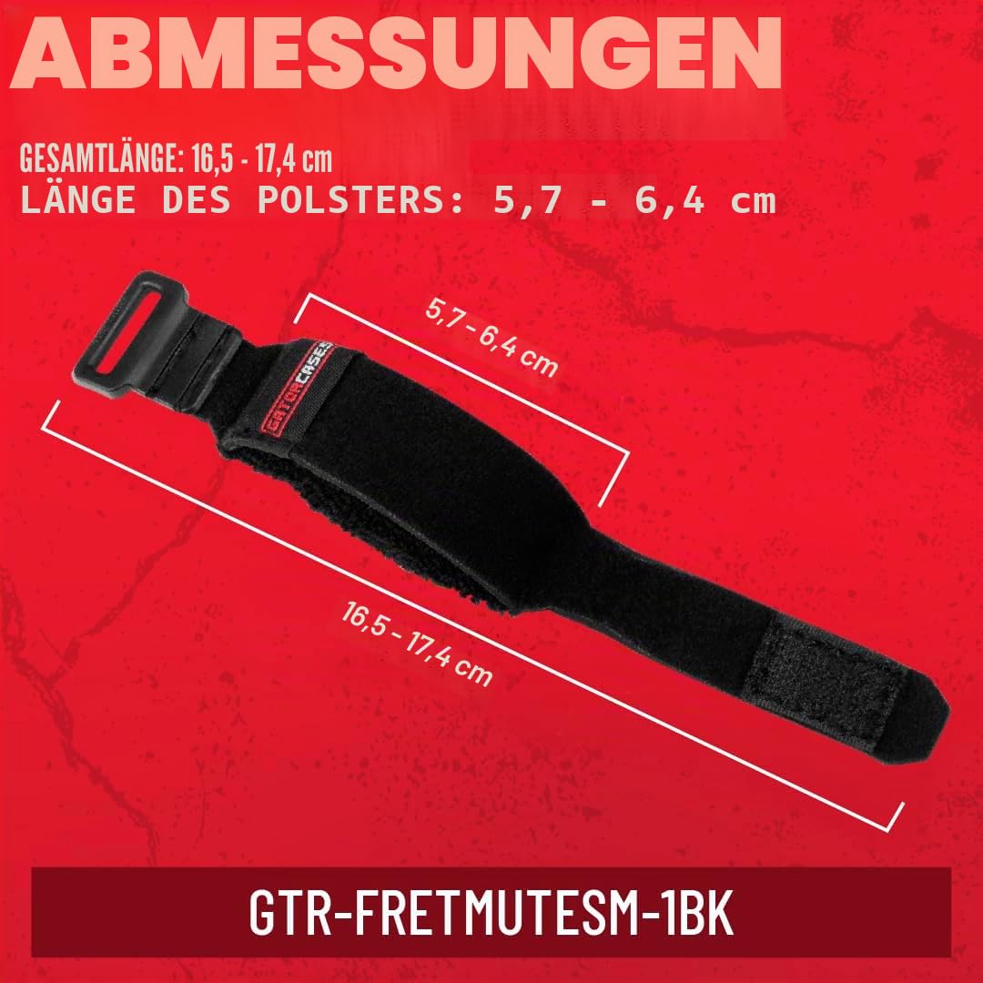 Gator GTR-FRETMUTEXL-1BK Saitendämpfer XL schwarz