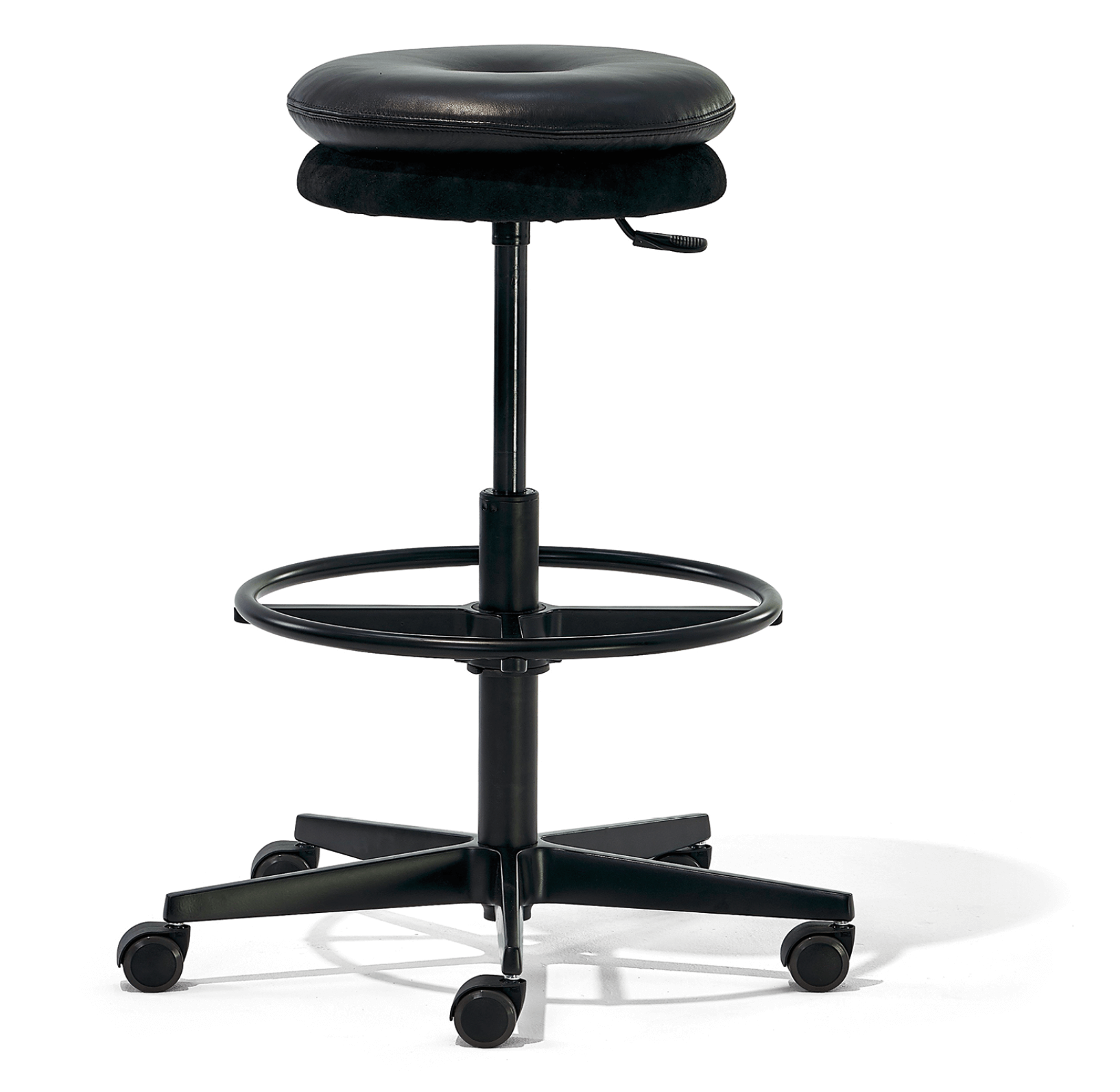 Richard Lampert Mr. Round Drehhocker Eiche höhenverstellbar