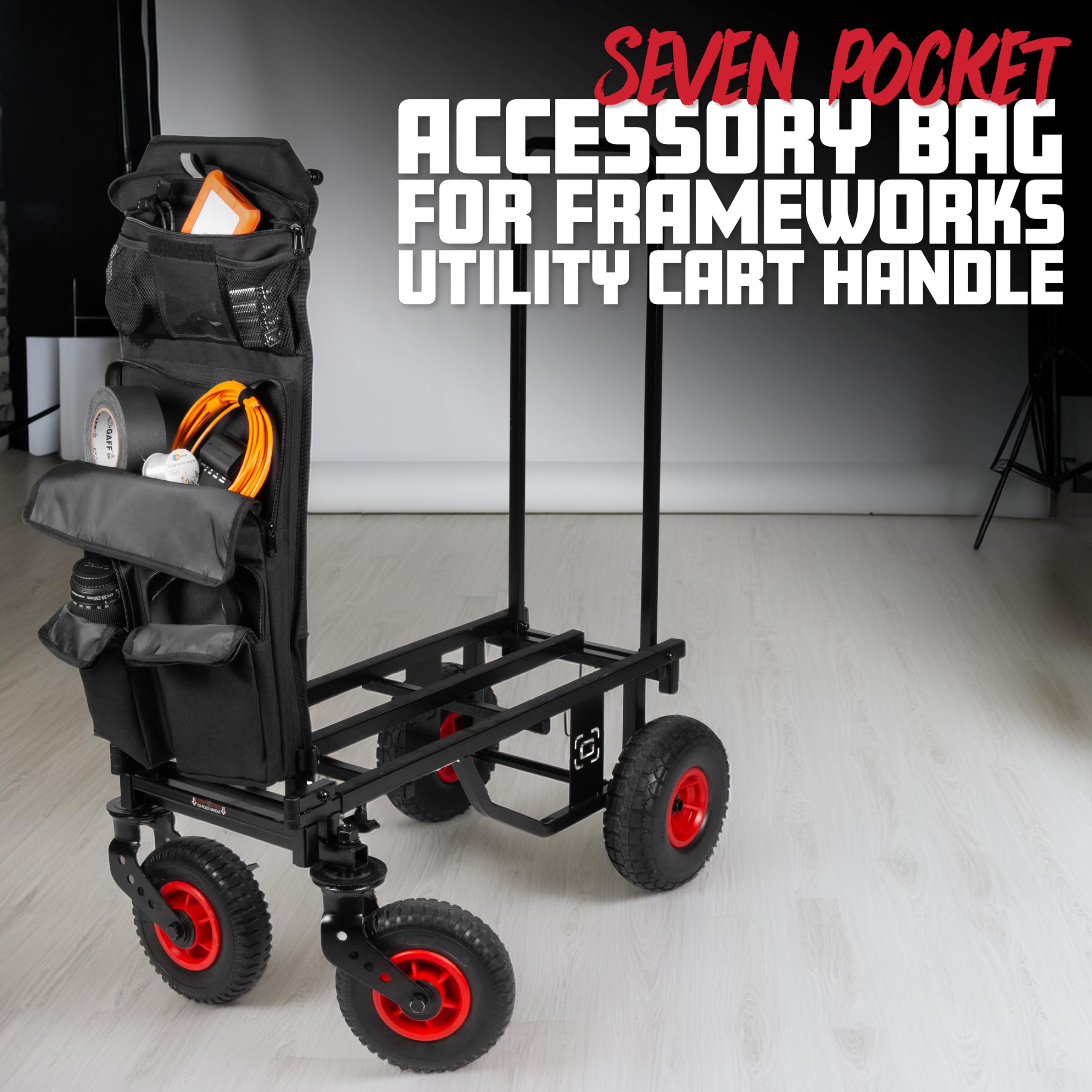 Gator GFW-UTL-CART-ACCBAG Zubehörtasche 7 Fächer für Wagen