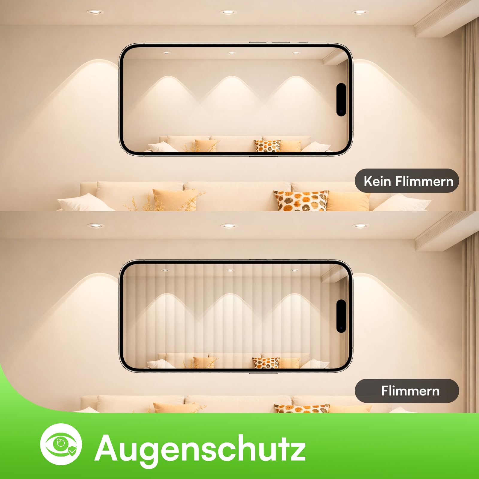 Alusso GU10 LED Lampe 5W Warmweiß 3000K 10 Stück