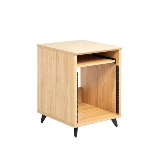 Gator Furniture GFW-ELITEDESKRK-MPL Studiorack-Tisch 10U Ahorn