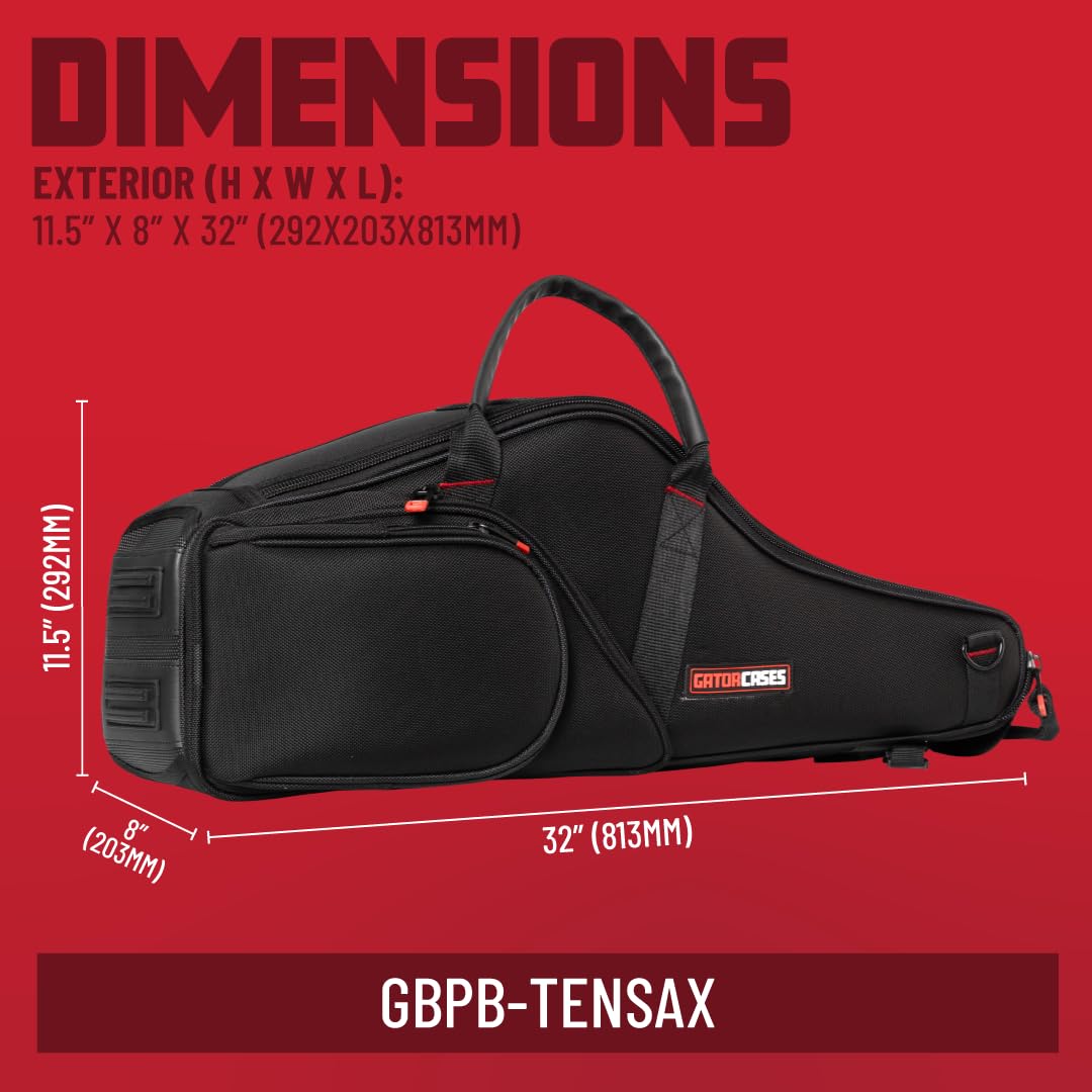 Gator Allegro GBPB-TENSAX Tenor-Saxophon Gigbag Nylon Schwarz