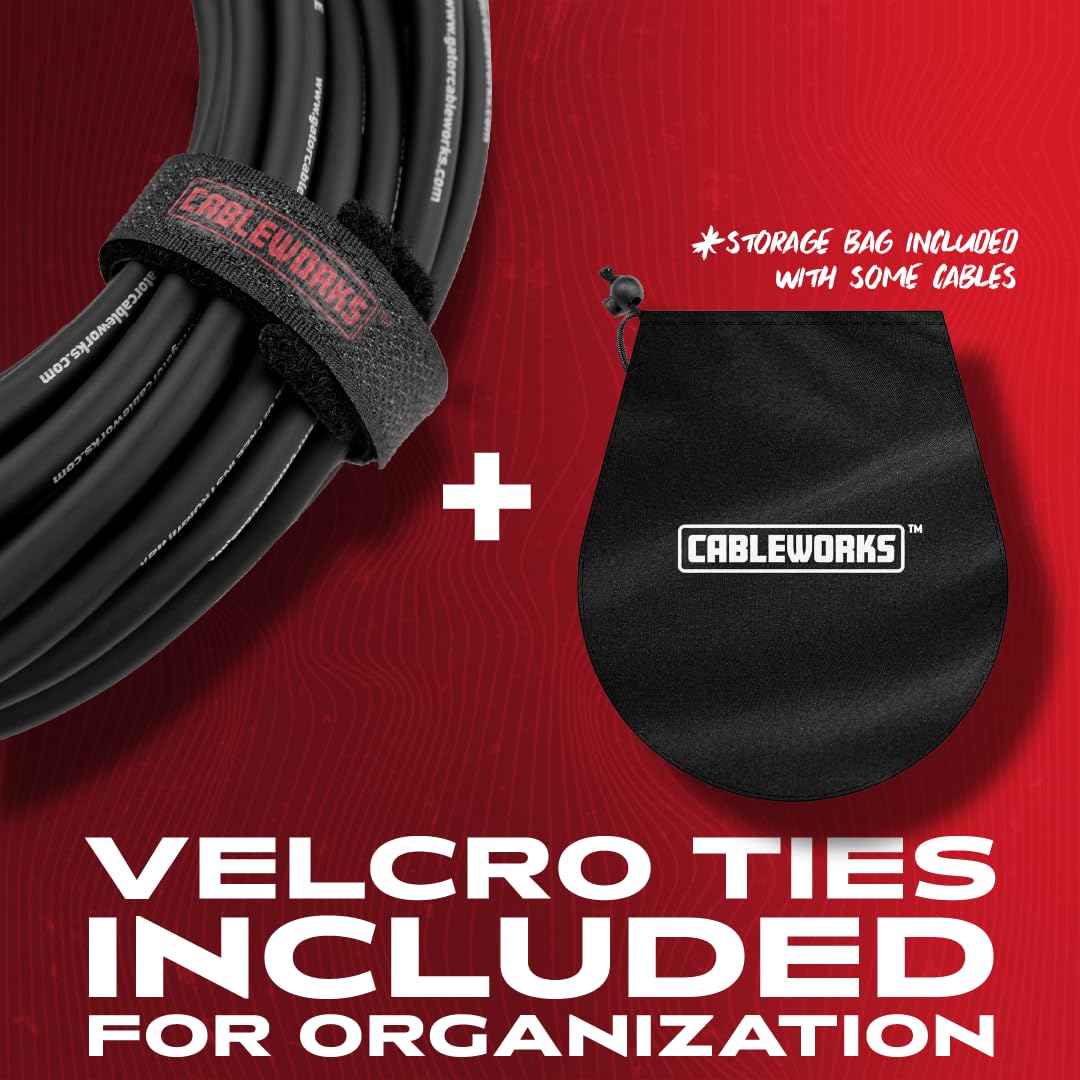 Gator Cableworks GCWC-XLR-10FTRS Mikrofonkabel 3 m XLR-TRS symmetrisch
