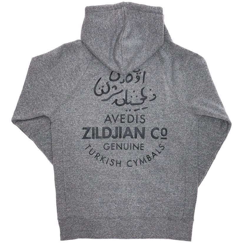 Zildjian Apparel Gray Zip Hoodie Kapuzenjacke grau Logo