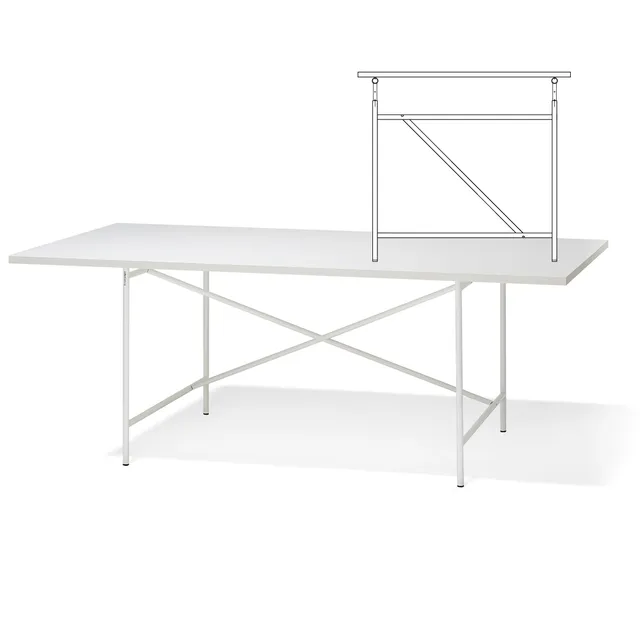 Richard Lampert Eiermann 1 Tisch weiß